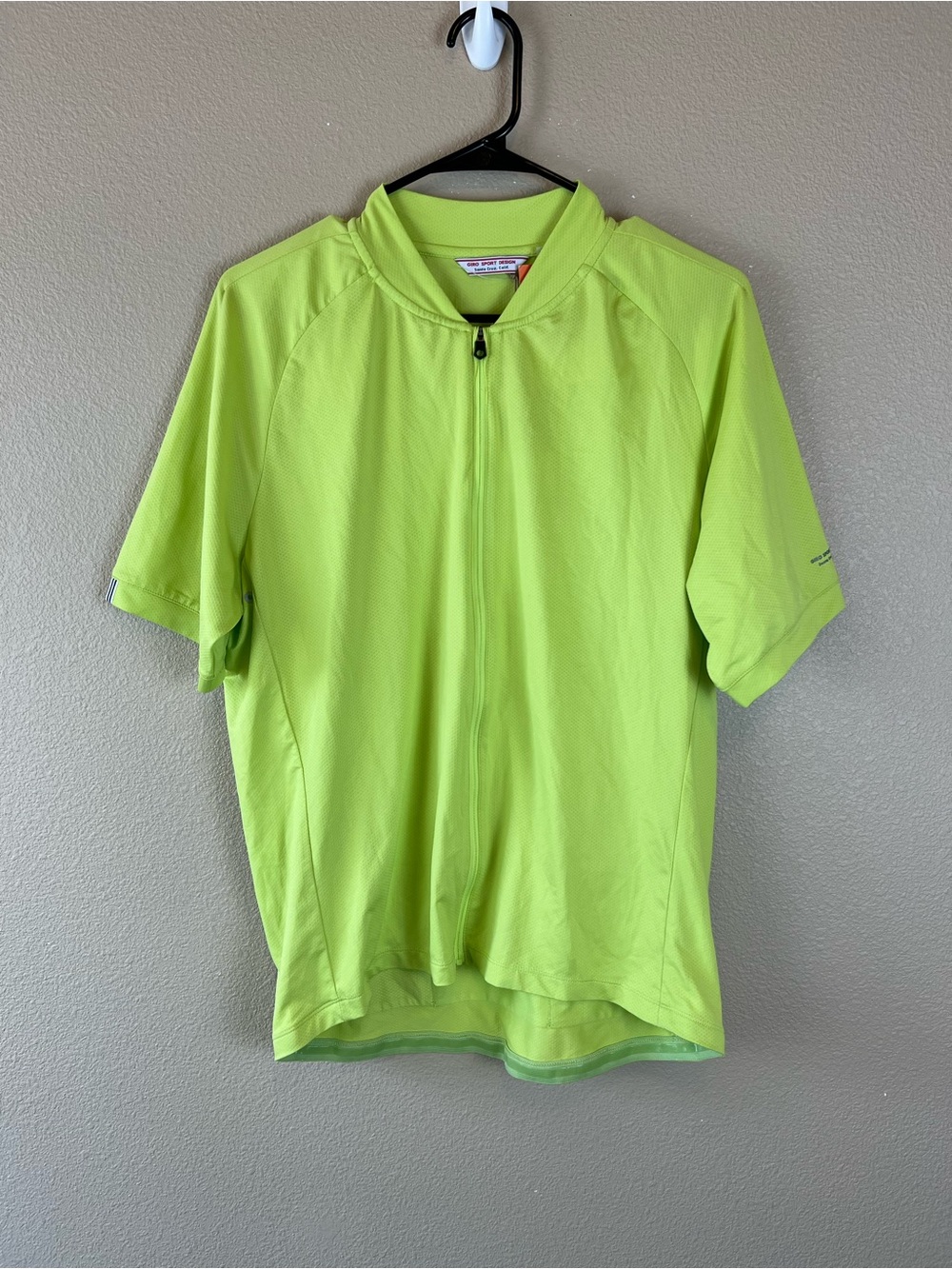 giro sport design mens ride lt jersey in wild lime
